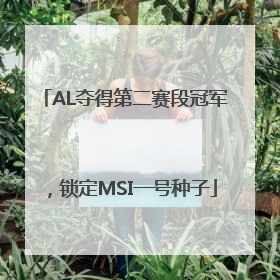 AL夺得第二赛段冠军，锁定MSI一号种子